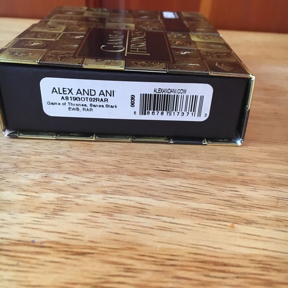 Alex and Ani Game of Thrones Rose Colored Bangle - Picture 4 of 6